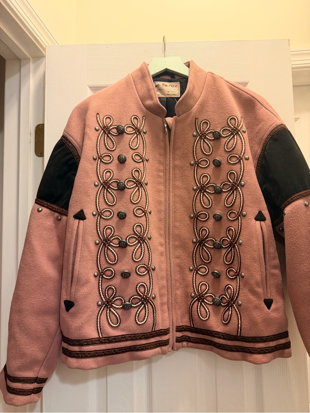 We The Free Dusty Pink boy band jacket